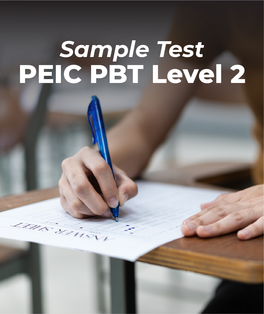 ENG_sample test PEIC PBT Level 2
