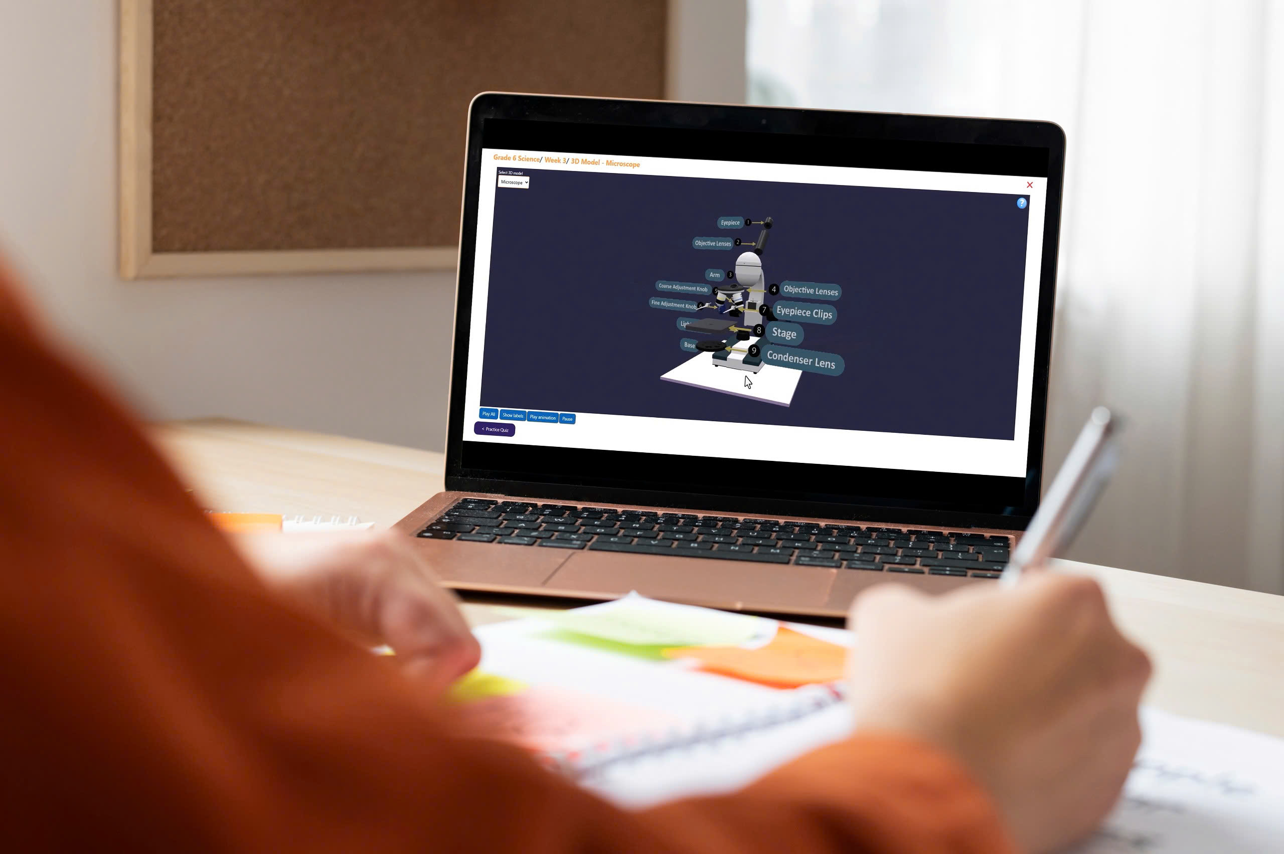 M&ocirc; h&igrave;nh 3D trực quan gi&uacute;p học sinh dễ d&agrave;ng hiểu v&agrave; kh&aacute;m ph&aacute; c&aacute;c kh&aacute;i niệm khoa học