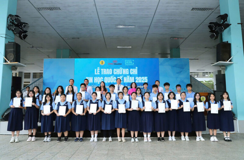 Chứng chỉ Tin học quốc tế ICDL: Đồng hành cùng học sinh trên hành trình hoàn thiện và phát triển bản thân