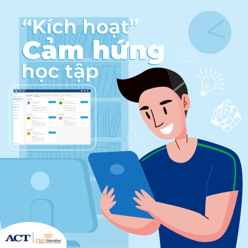 Luyện thi ACT trên nền tảng ACT Online Prep trong thời giãn cách vì dịch Covid-19.