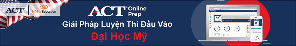 ACT Online Prep - công cụ luyện thi ACT trực tuyến